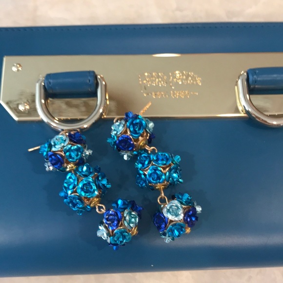 Beautiful Blue Earrings - Picture 1 of 3